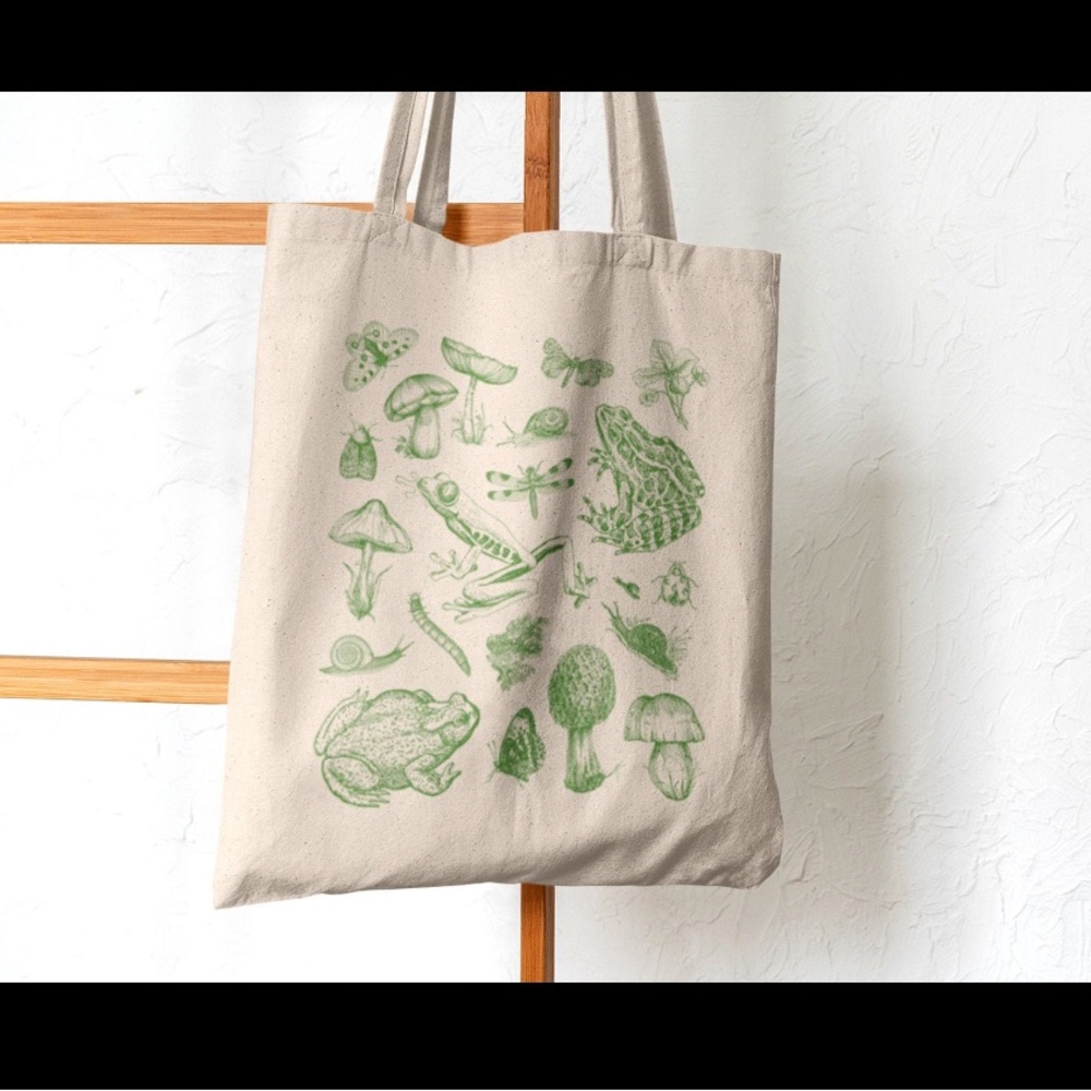 BNWT Etsy Frog Tote